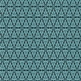 thumbnail image 1 of Ahgly Company Machine Washable Indoor Square Transitional Deep Teal Green Area Rugs, 4' Square, 1 of 7