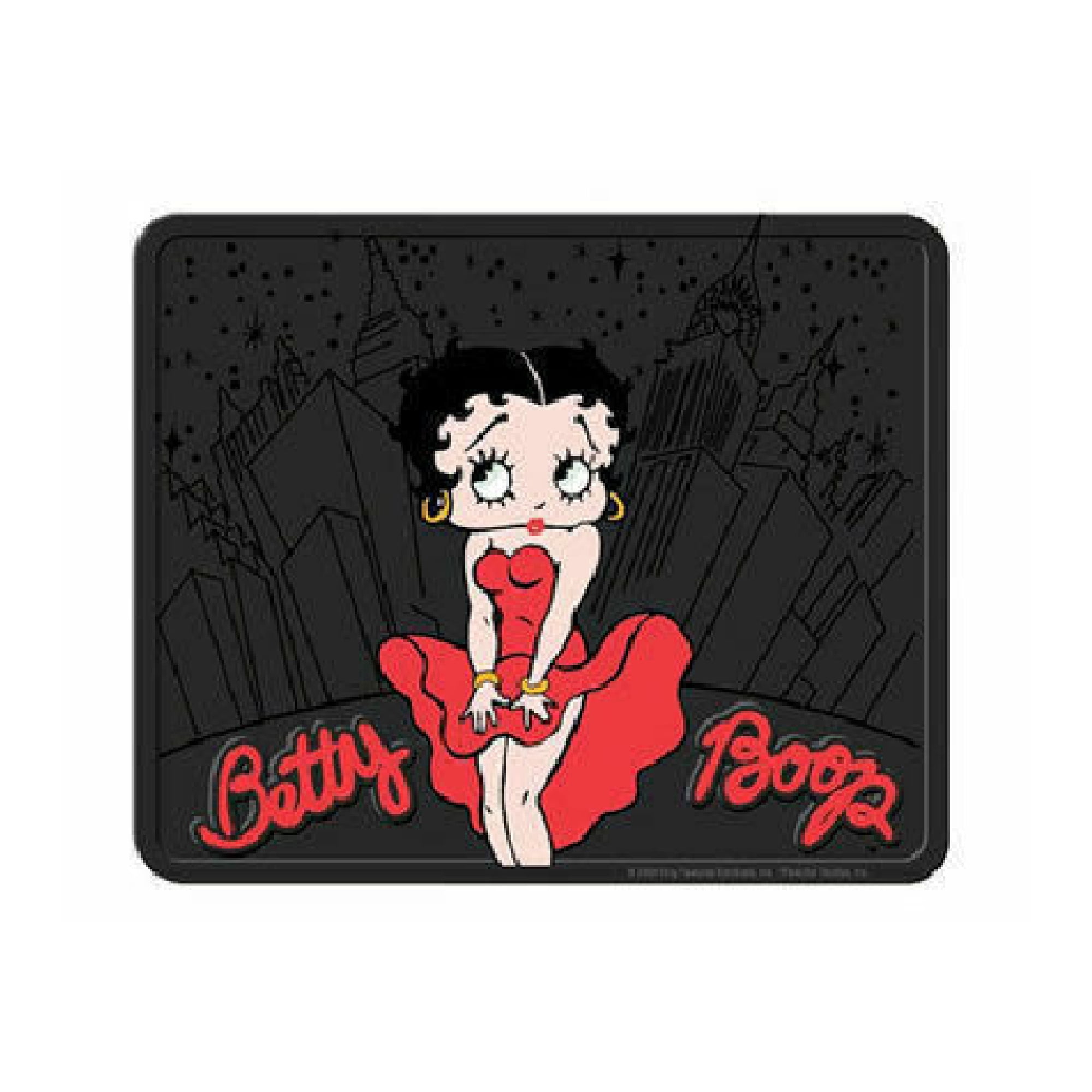 Betty Boop Rubber Floor Mat Classic Skyline Red Dress for Car, Truck