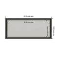 thumbnail image 4 of Amanti Art Grey Cork Board Wood Framed Theo Black Silver Bulletin Board 33 in. x 15 in., 4 of 7