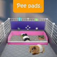 thumbnail image 4 of 1/2pcs Washable Guinea Pig Cage Liners Mat Anti-slip Waterproof Pet Kitten Pee Pads, 4 of 5