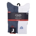 thumbnail image 2 of Chaps Casual Half Cushion Crew 6-Pack Men's, Sock Size 10-13, 2 of 5