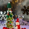 thumbnail image 4 of Dalrosia Mini Knit Hat Mini Christmas Scarf Set Mini Santa Hats for Crafts Mini Christmas Decorations Christmas Tree Ornaments for DIY Craft Art Snowman Doll, 4 of 7