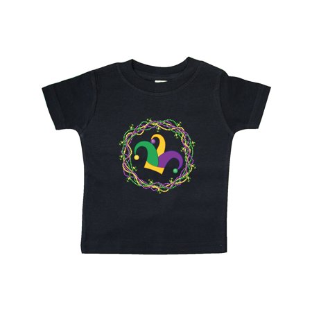 

Inktastic Mardi Gras Jester Hat Beads Gift Baby Boy or Baby Girl T-Shirt