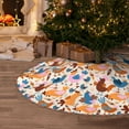 thumbnail image 5 of Defioc Cute Chickens for Christmas Tree Skirt Snowman Xmas Tree Skirt Farmhouse Christmas Decorations Tree Mat for Holiday Party Decor-30", 5 of 6