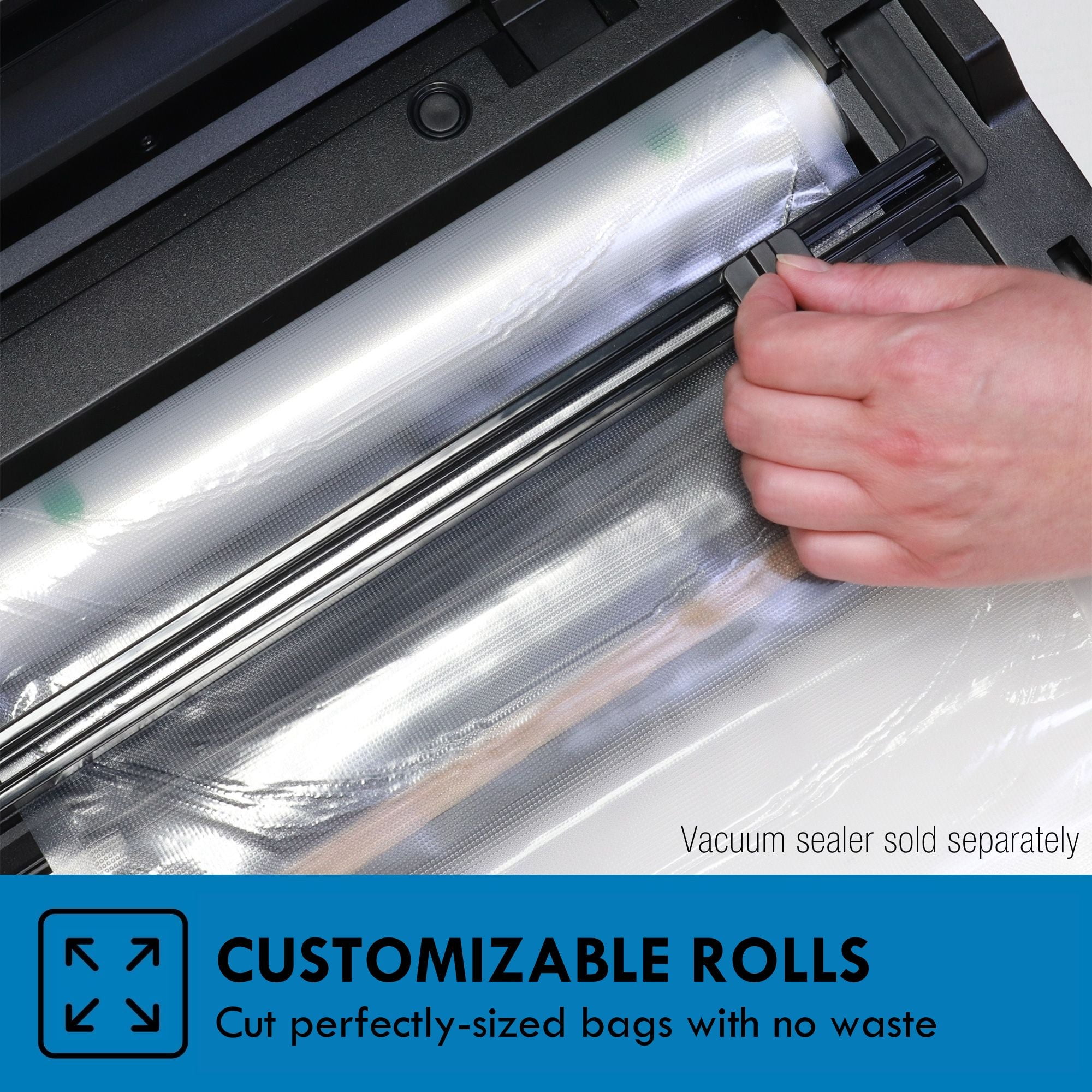 Kenmore Vacuum Sealer Bag & Roll Variety Pack (57 Piece Assortment)