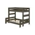 thumbnail image 3 of Max & Lily Bunk Bed Twin over Full Size, Modern Farmhouse Solid Wood Bunk Beds for Kids, 3 of 9
