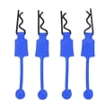 thumbnail image 3 of M Buder 4 Piezas 1/10 Clips para Carcasa de Coche RC Pines de Silicona Universales de Repuesto Modelo Accesorios para Automóviles de Control Remoto Color Azul Oscuro 12.0 cm, 3 of 9