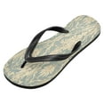 thumbnail image 2 of YAZAOOSummer Flip Flops Creatively Classic Floral Motif in Soft Tones Simple Beach Sandals, 2 of 8