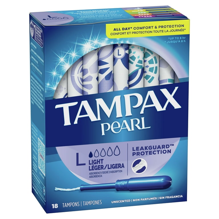 Tampax Compak Lites Applicator Tampons 18 per pack