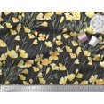 thumbnail image 2 of Soimoi Cotton Jersey Fabric Buttercup Floral Print Sewing Fabric Yard 58 Inch Wide, 2 of 4
