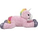thumbnail image 1 of PELUCHERIA - Pony Unicornio de Peluche Acostado de 60 Cm (Rosa), 1 of 5