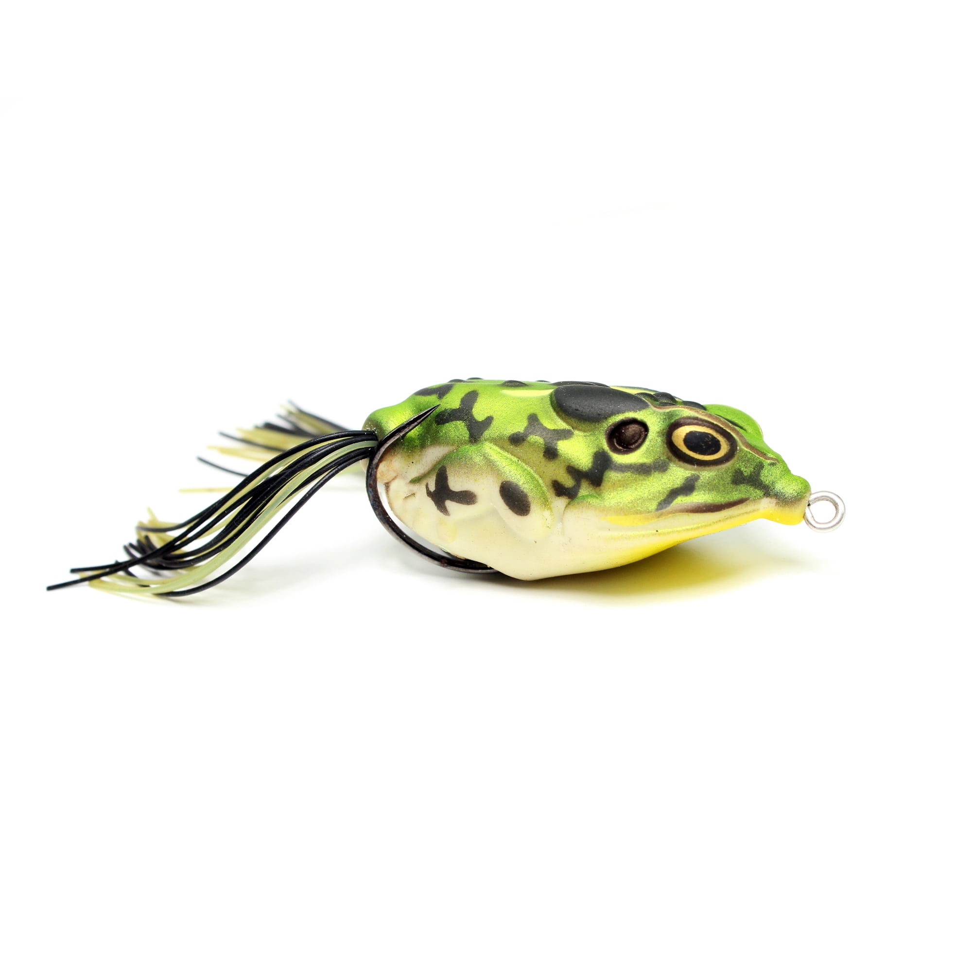 Lunkerhunt Compact Frog-Topwater-Green Tea,2.25in,1/2oz,Soft Baits,Fishing Lures
