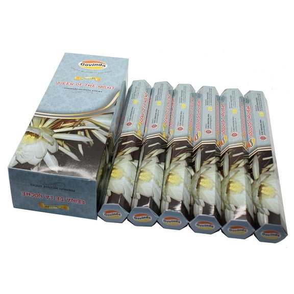 Govinda Incense - Queen of the Night - 120 Incense Sticks, Premium Incense, M...