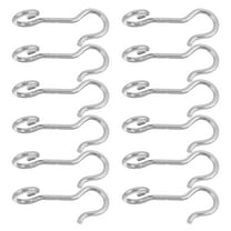 Raindrops 100pcs S Hooks for Hanging S Hooks Stainless Steel  Metal Hooks Fitting Heavy Duty for Hanging Pots and Pans Coffee Cups Clothes Plants Silver