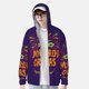 thumbnail image 2 of Balery Mardi Gras2 Sudadera ligera de manga larga con capucha y protección solar UPF 50+ para hombre y mujer, ideal para pesca y running-Medium, 2 of 7