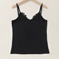 thumbnail image 4 of FNFYFH Lace Tank Tops for Women V Neck Camisole Spaghetti Strap Slim Fitted Cami Tops Going Out Cute Shirts, 4 of 10