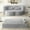 LIGHT GREY, variant on Living Room Sofas Modern Floor Sofa with 2 Pillows,Convertible Plush Corduroy Foam-Filled Sleeper Sofa Bed,15" Full Size Folding Mattress for Living Room,Guest Bed,no assembly required,Beige,Comforta