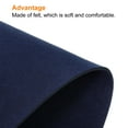 thumbnail image 3 of Uxcell 28"x13" Desk Mat Protector, Felt Dual Side Mouse Pad Writing Mat for Office Home, Blue, 3 of 5