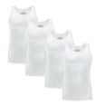 thumbnail image 1 of Camiseta Interior Rinbros para Hombre, Cuello Redondo Algodón Blanco Value Pack 4 Piezas Talla CH, 1 of 4
