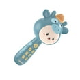 thumbnail image 1 of Bluetooth Speaker Handheld Microphone for Kids Girls blue local music, 1 of 9