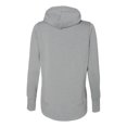 thumbnail image 3 of J. America Women's Omega Stretch Terry Snap Placket Hooded Pullover, Style 8431, 3 of 3