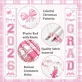 thumbnail image 3 of Pink Bow Graduation Decorations Banner 2026 Coquette Grad Door Banner Pink Class of 2026 Congrats Grad Porch Signs Hanging Banner for College Senior High School Girl Graduation, 3 of 6