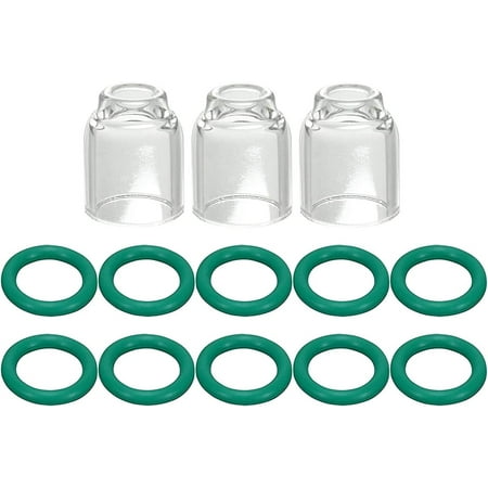 

Pyrex Class Cup #5 (5/16 & 8.0mm Orifice) Temperature Resistant O-rings For SR WP 9 17 18 20 25 26 TIG welding torch 13pcs