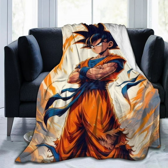 Drag_On Ball Z Blanket Ultra-Soft Throw Blanket For Couch Bed Sofa, Lightweight Warm Bedding Blanket Fleece Bedding 50"X40"