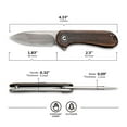 thumbnail image 4 of CIVIVI Mini Elementum Flipper Pocket Knife Small folding Knife with 1.83" 14C28N Blade C18062Q-2, 4 of 10
