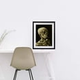 thumbnail image 5 of Head of a Skeleton Burning Cigarette Smoking Skull Vincent Van Gogh, 5 of 5
