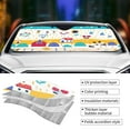 thumbnail image 3 of Yiaed Funny Farm Print Car Windshield Sunshade Front Auto Car Front Window Sun Shade Foldable Sun Visor Shield Cover Auto Accessories for Sedan SUV Truck-Small, 3 of 5