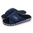 thumbnail image 1 of Smile Zapatillas de casa ajustables con puntera abierta zapatos casuales para la casa diapositivas para mujer, 1 of 9