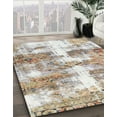 thumbnail image 2 of Ahgly Company Indoor Square Abstract Dark Almond Brown Abstract Area Rugs, 7' Square, 2 of 6