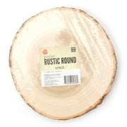 Cousin DIY Poplar 7 Round Rustic Wood Slice with Bark