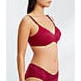 thumbnail image 3 of Women's Warner's 1056 No Side Effects Wire-Free Bra (Summer Berry 38D), 3 of 4