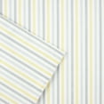 thumbnail image 5 of Martha Stewart Daisy Stripe Fabric Placemat Set 4-Pack, Grey/Yellow, 13"x17.5", 5 of 8