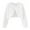X3 White, variant on Ticikt Girls Long Sleeve Bolero Cardigan Sweater Kids Cute Button Knit Shrug Cropped Sweaters Tops for Spring Fall,Color:White,1-2 Years