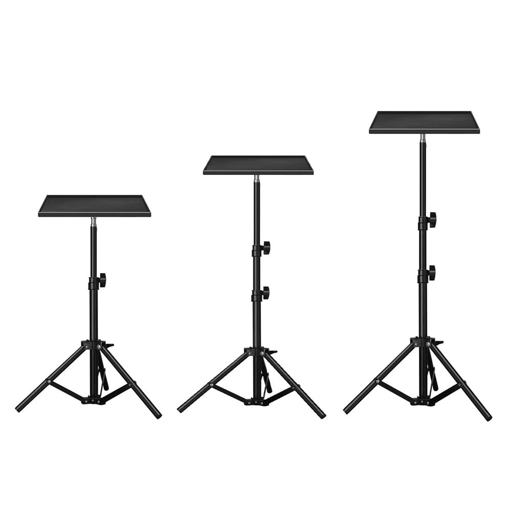 55/120/160Cm Adjustable Tripod Stand And Mount Bracket Tray For Projector Laptop