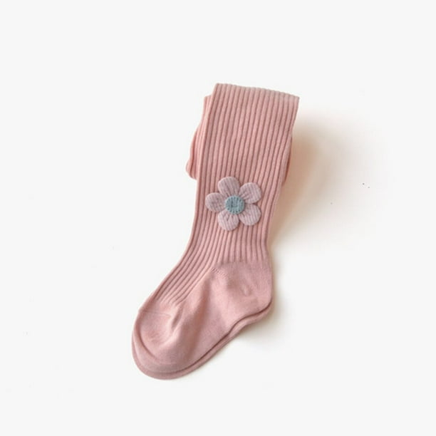 Primavera otoño Leggings de niña de punto Pantimedias de algodón para niños Conejo de dibujos animados lindo Medias para niños Color caramelo Medias suaves para niñas XL (115-125 cm) Gao Jinjia LED