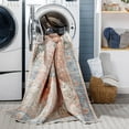 thumbnail image 3 of Mark&Day Washable Rugs, 7x9 Nora Traditional Brown/Tan/Ivory Area Rug, Rust Grey Black Carpet for Living Room, Bedroom or Kitchen (6'7" x 9', Machine Washable), 3 of 7