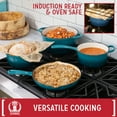 thumbnail image 4 of Basque Enameled Cast Iron Cookware Set, 7-Piece Set, Nonstick, Oven Safe, 4 of 6