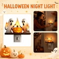 thumbnail image 2 of Ghost Campfire Flickering Night Light, 3.9in 3D Small Electric Faux Campfire Night Light,Ghosts Campfire Flicker Flame Nightlight, LED Campfire Night Lights Halloween Decor, 2 of 4