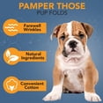 thumbnail image 4 of NOVEHA 120PCs - 5”x7” Large Dog Wipes | Wipes for Bulldog, French Bulldog, Pug, English Bulldog | Deodorizing, for Multiple Areas Removes Dirt, Wrinkles, Folds, Tear Stain, Tail Pockets & Paws, 4 of 7