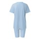 thumbnail image 4 of Conjunto deportivo de manga corta y pantalones cortos para mujer, para yoga y running - S-XXXL, 4 of 6