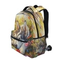 thumbnail image 3 of Backpack 16x11.4x6.9 Inches Fashion Backpack Shopping Travel Outing Backpack Beautiful Garden Husky, 3 of 9