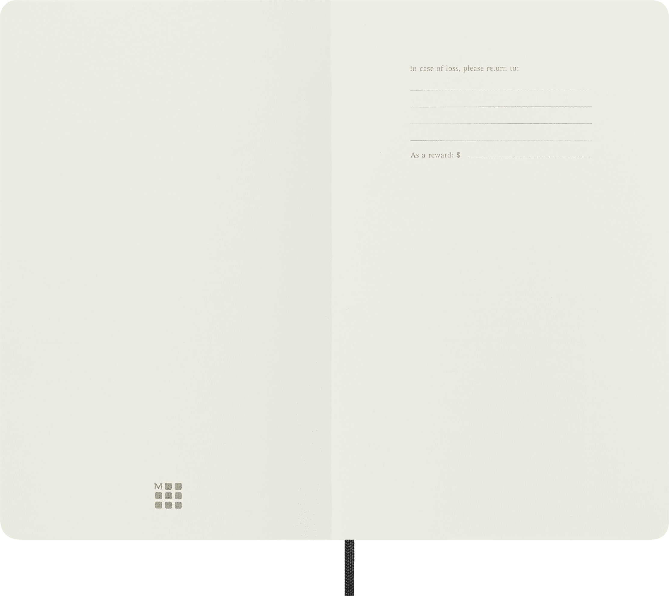 Molekine Precious & Ethical Notebook with Gift Box, Vegan Soft Cover, Imitation Python, Large (5" x 8.25"), Ruled, Black, 176 Pages