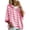 Pink, variant on Pullover Sweaters for Women Oversized Knit Hooded Sweaters Winter Fall Clothes 3/4 Sleeve Striped Fashion Clothing Cozy Casual Drawstring Sweater Pullover Purple M