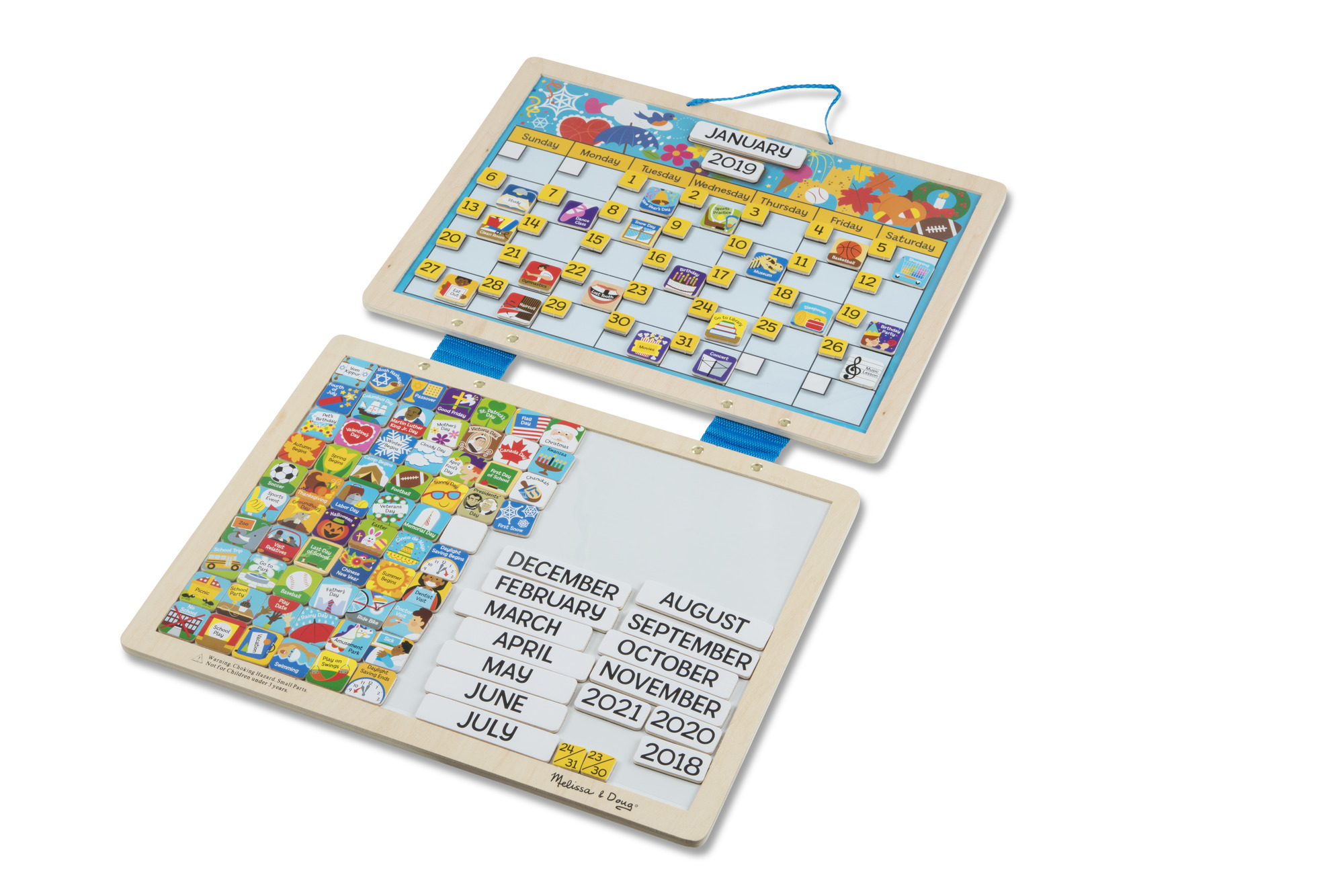 melissa and doug magnetic calendar replacement pieces