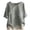 Gray, variant on Womens Tops 2024 Women's Casual Fashion Crew-Neck Button-printed Short-sleeved Top