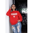 thumbnail image 7 of Guard Red Crew Neck Sweatshirts Unisex (XX-Large), 7 of 7